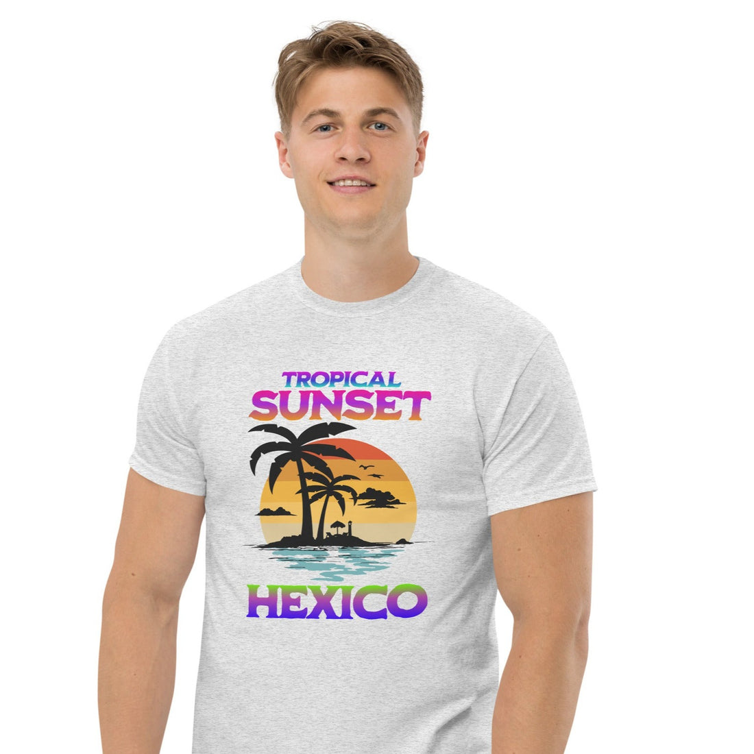 Unisex T-Shirt Crypto Hexico Sunset