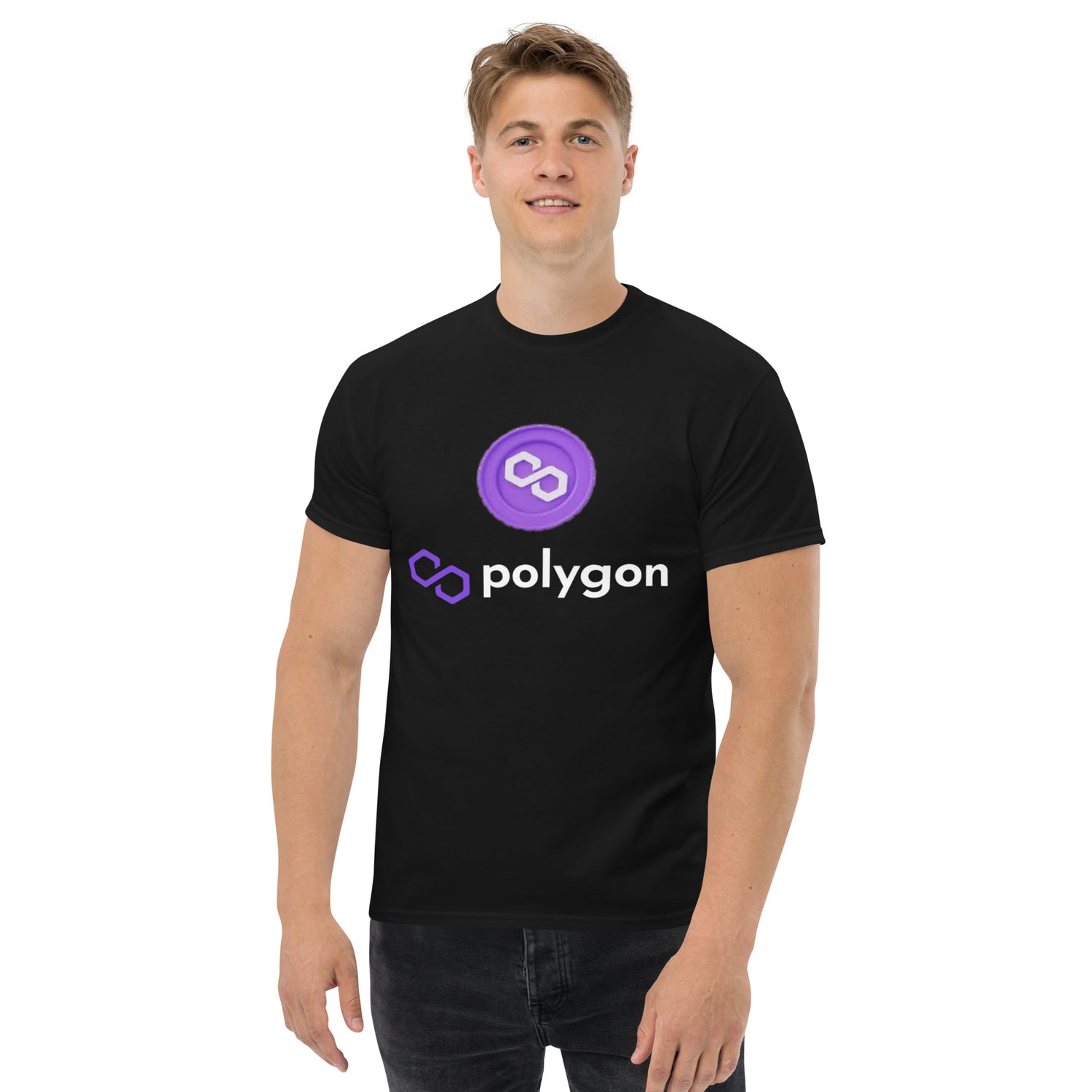 Unisex T-Shirt Crypto Polygon Coin