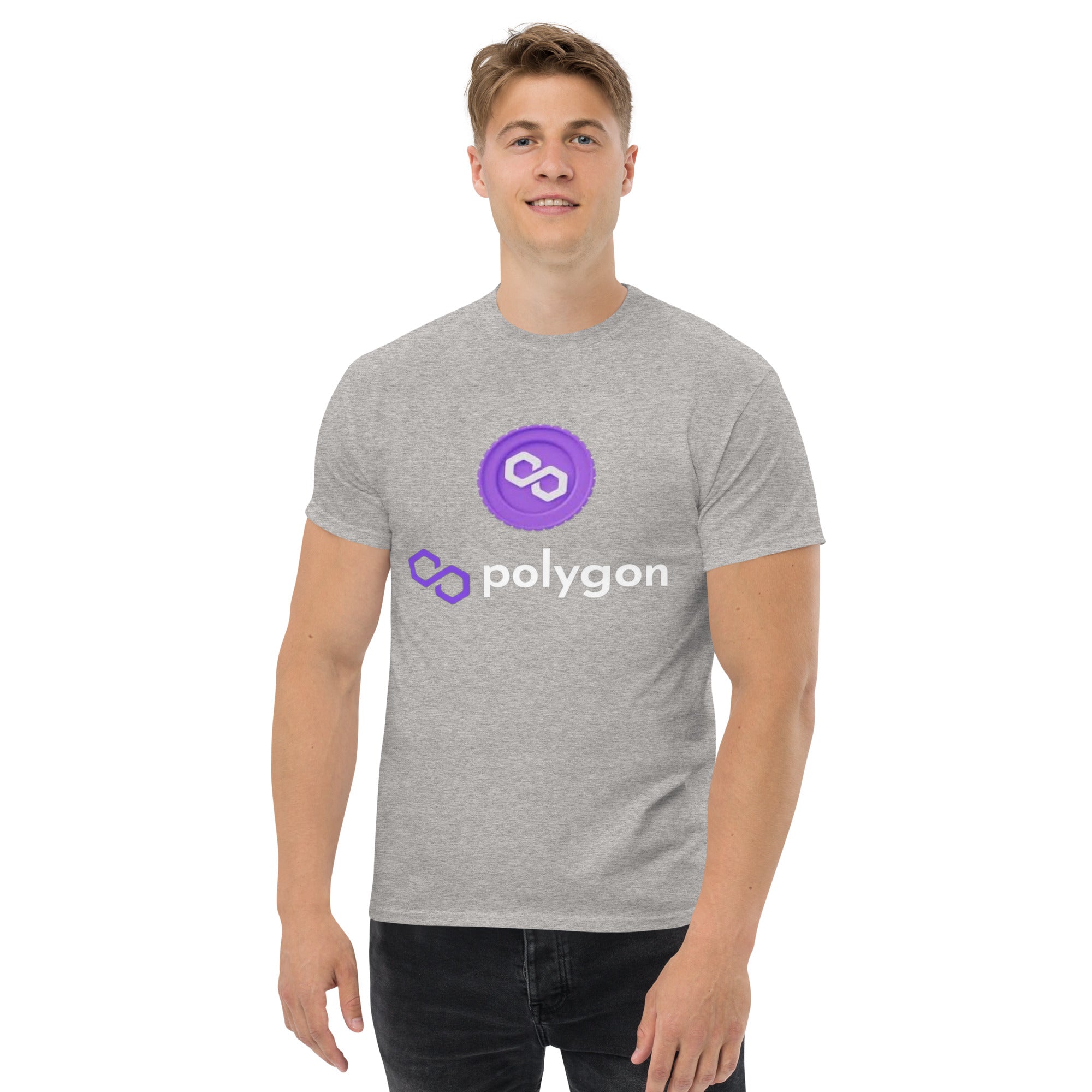 Unisex T-Shirt Crypto Polygon Coin