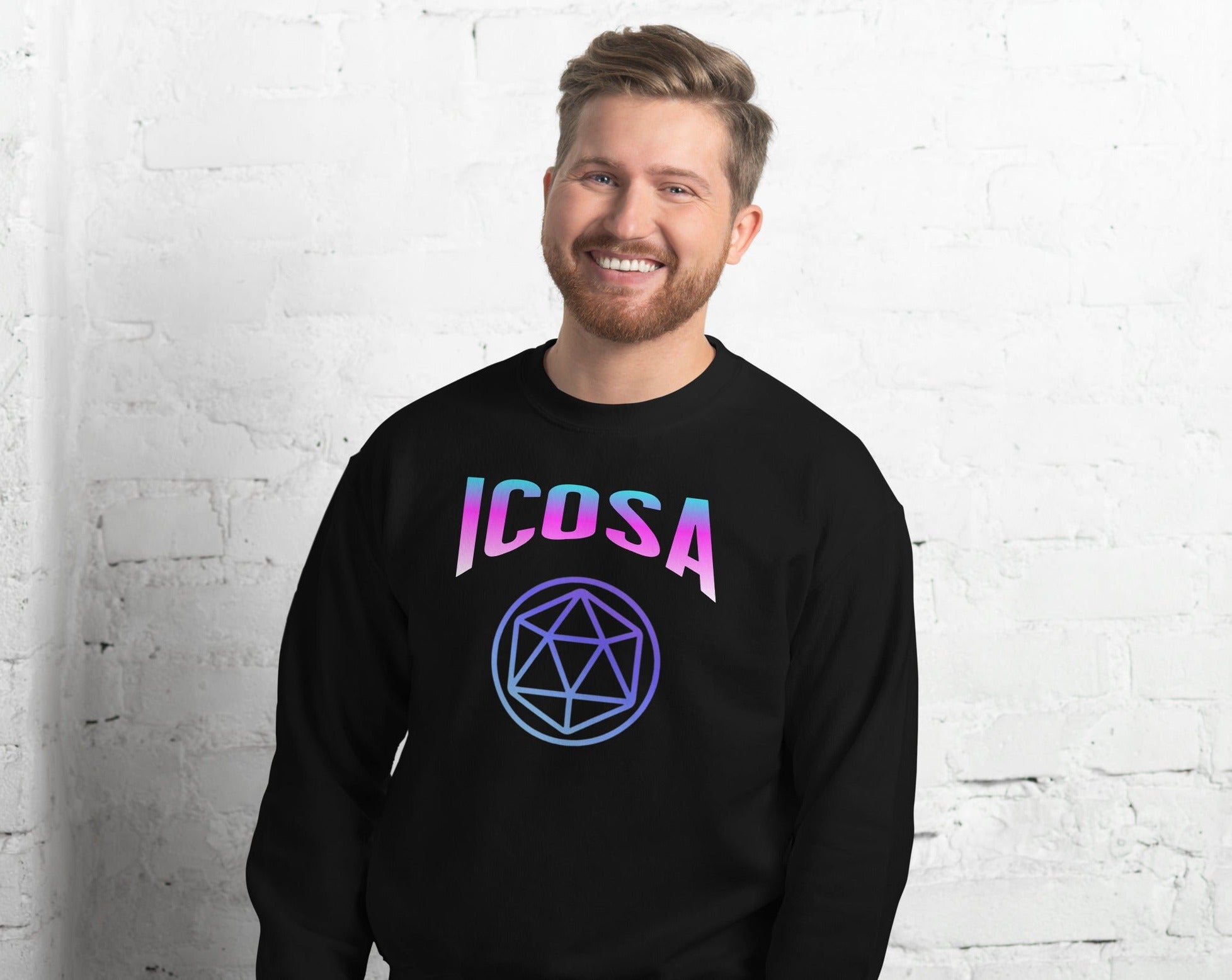 Unisex Sweatshirt Crypto Icosa