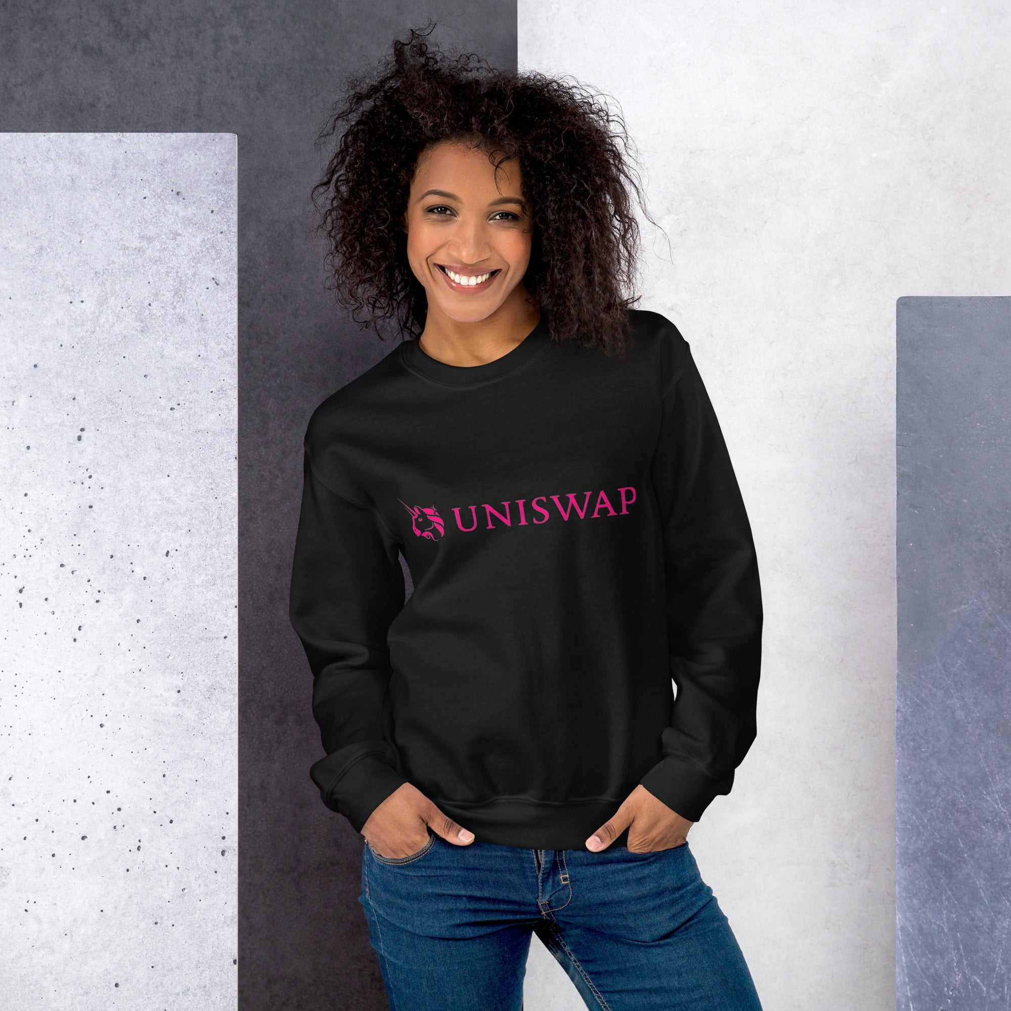 Unisex Sweatshirt Crypto Uniswap