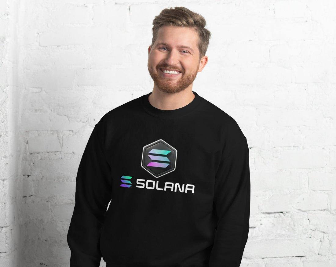 Unisex Sweatshirt Crypto Solana Diamond