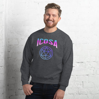 Unisex Sweatshirt Crypto Icosa