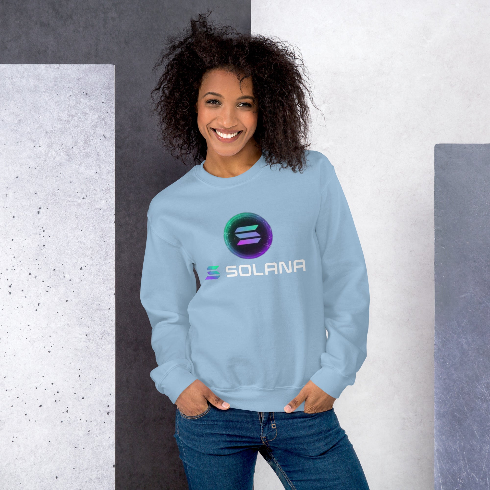 Unisex Sweatshirt Crypto Solana O