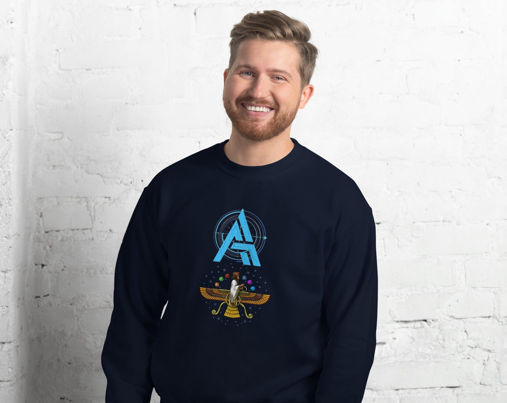 Unisex Sweatshirt Crypto Axis Cosmic