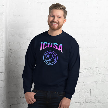 Unisex Sweatshirt Crypto Icosa