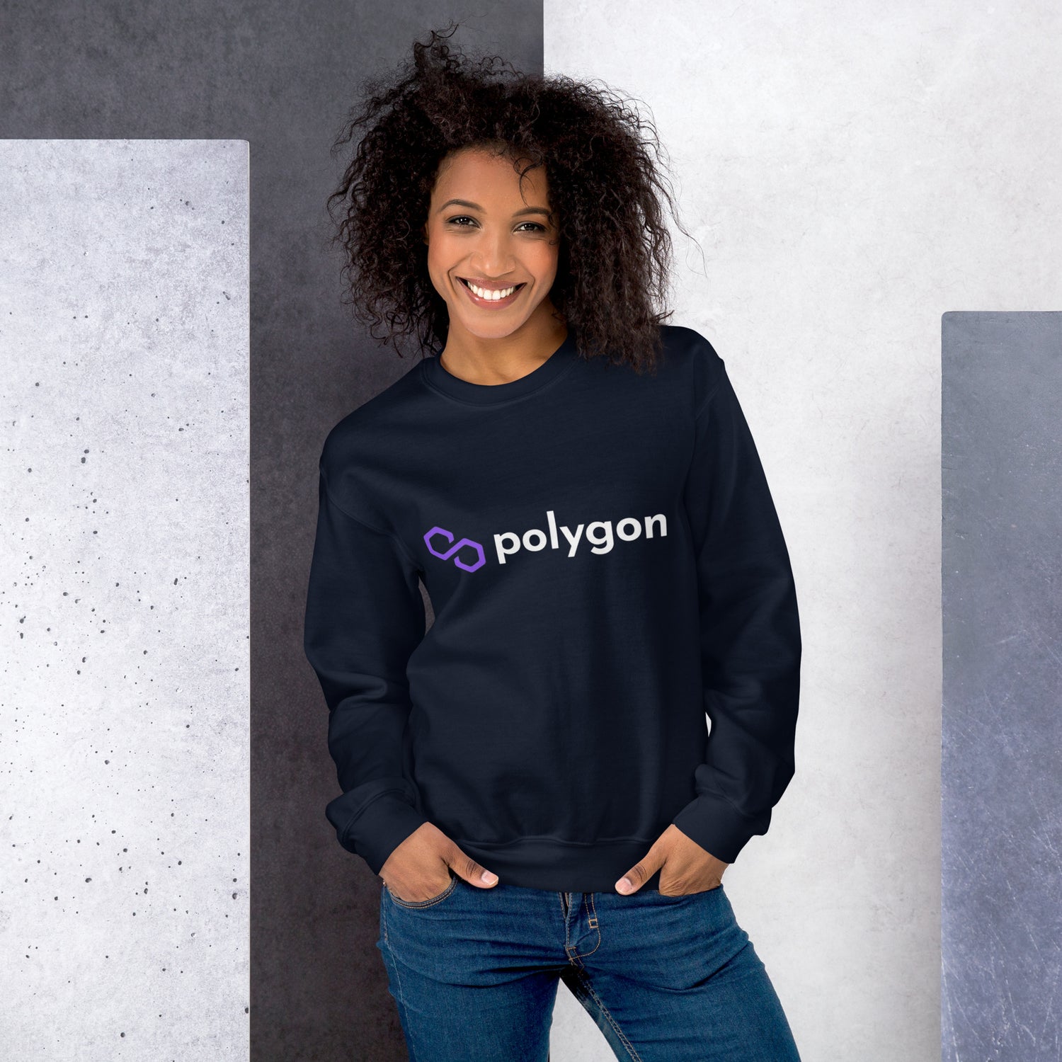 Unisex Sweatshirt Crypto Polygon OG