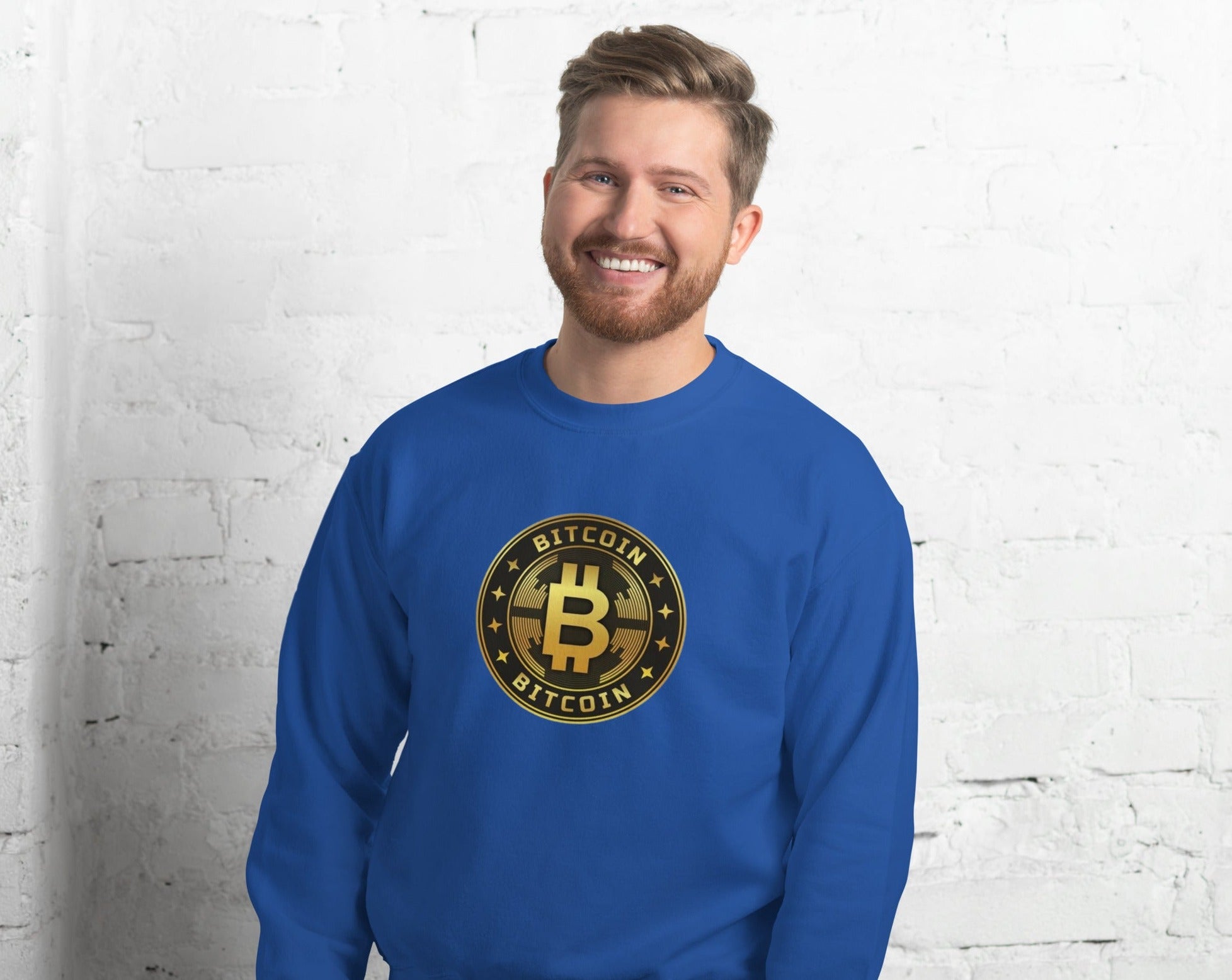 Unisex Sweatshirt Crypto Bitcoin Coin