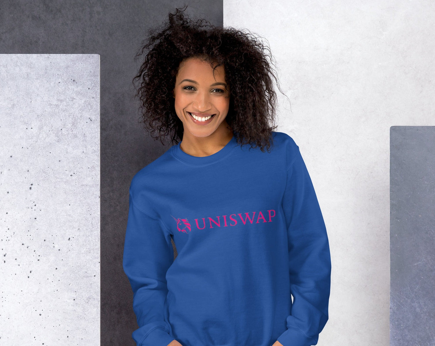 Unisex Sweatshirt Crypto Uniswap