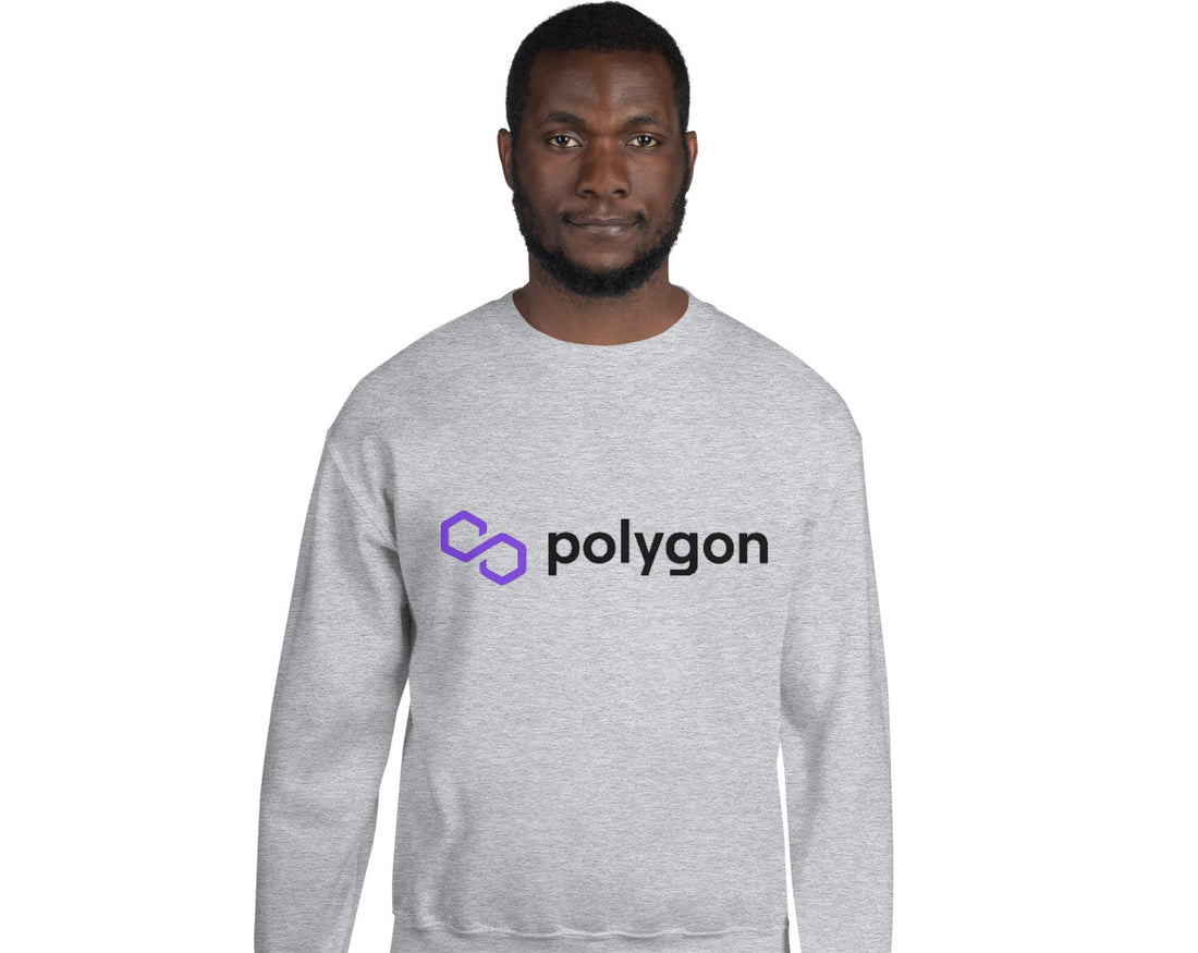 Unisex Sweatshirt Crypto Polygon