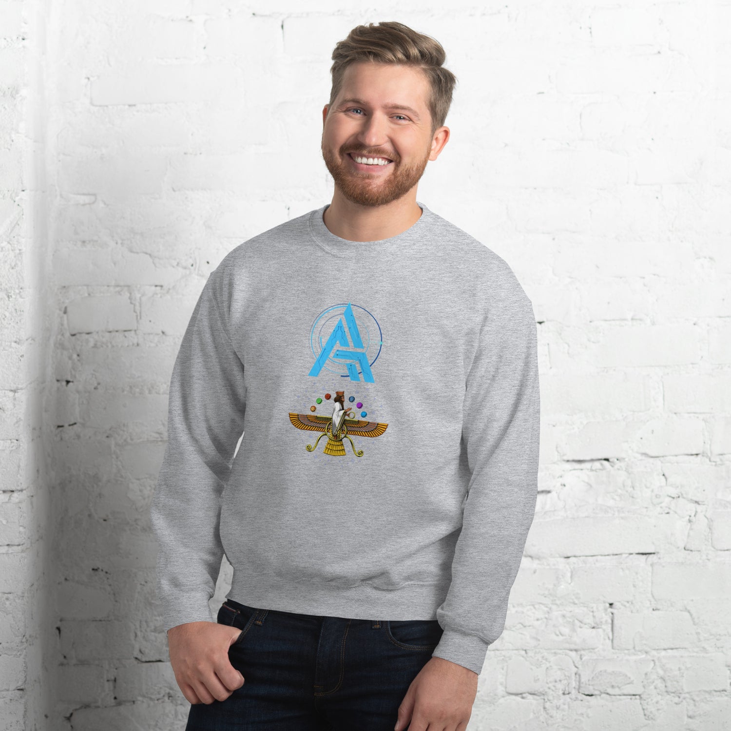 Unisex Sweatshirt Crypto Axis Cosmic