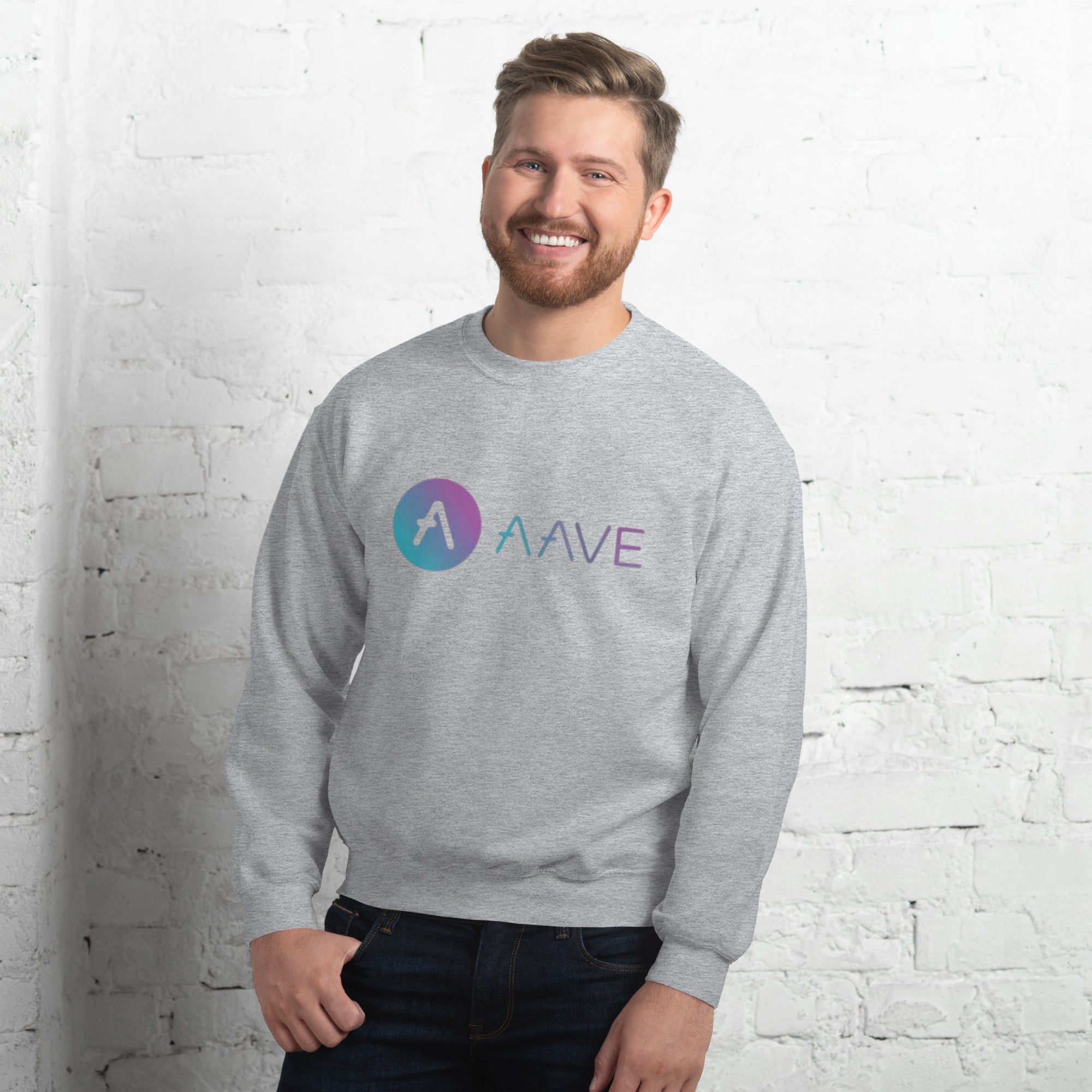 Unisex Sweatshirt Crypto Aave