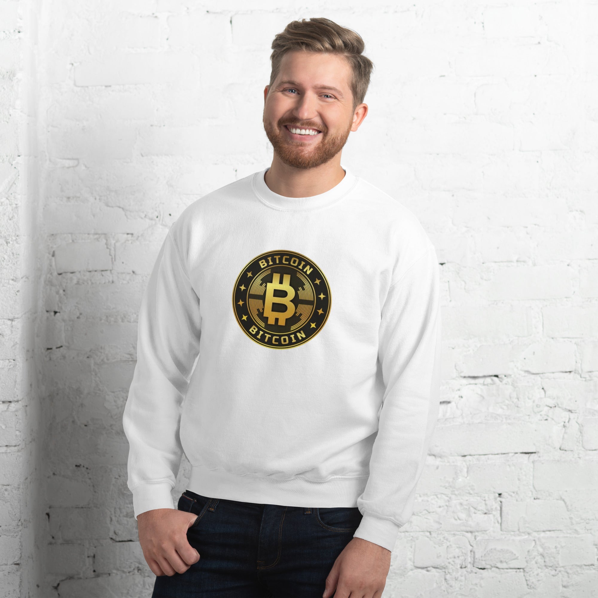 Unisex Sweatshirt Crypto Bitcoin Coin