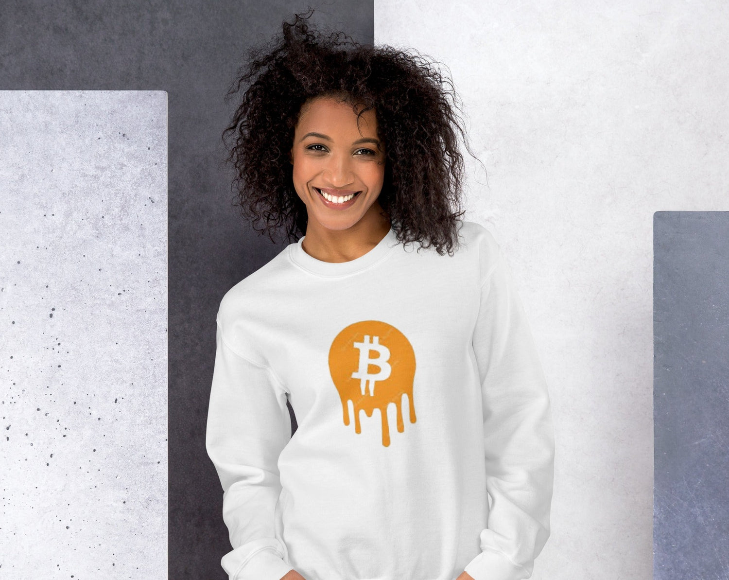 Unisex Sweatshirt Crypto Bitcoin Drip