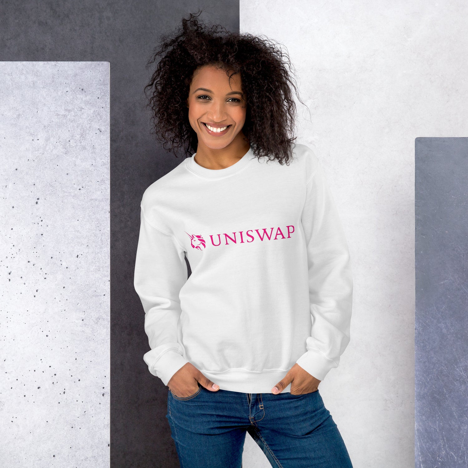 Unisex Sweatshirt Crypto Uniswap