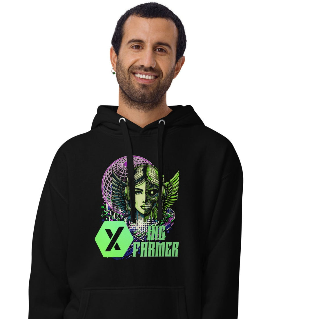 Unisex Hoodie Crypto Inc Farmer