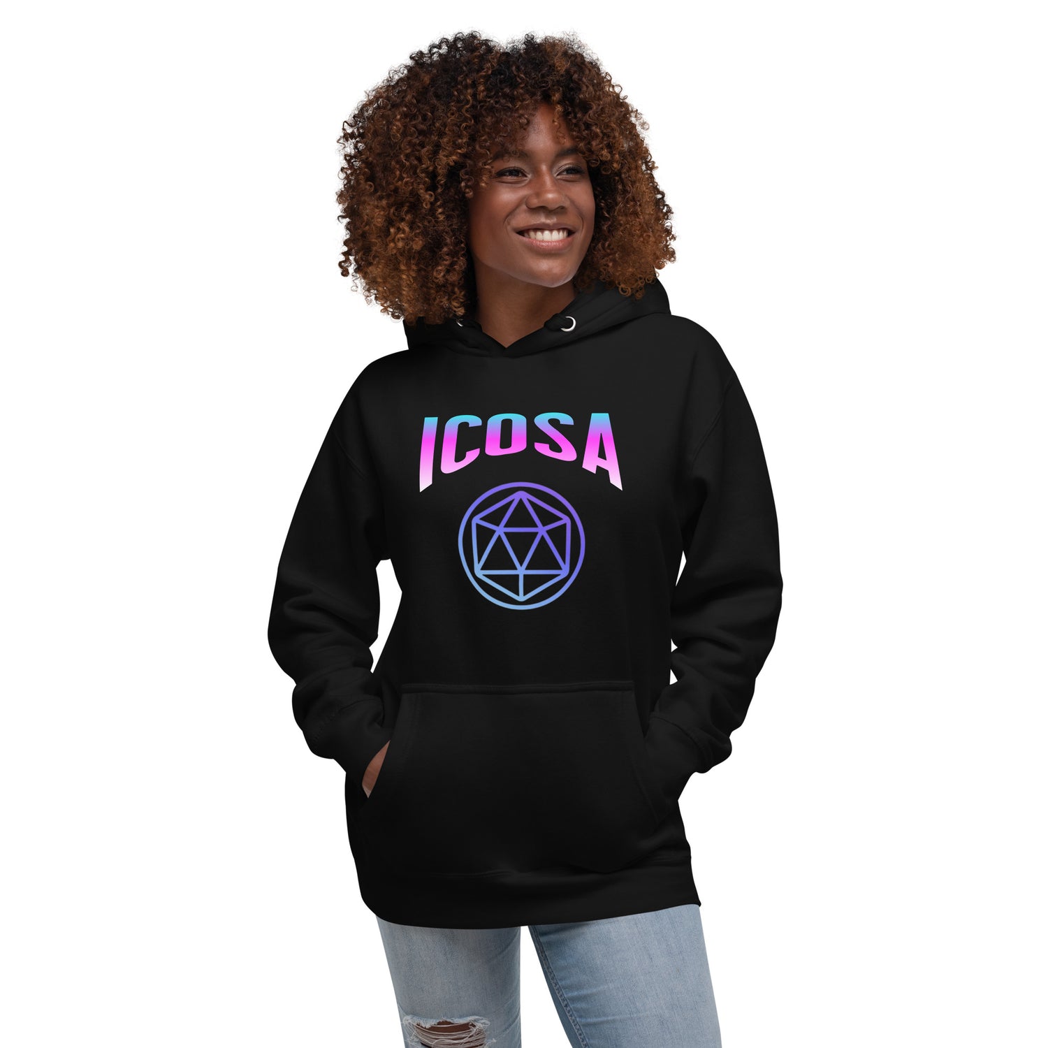 Unisex Hoodie Crypto Icosa