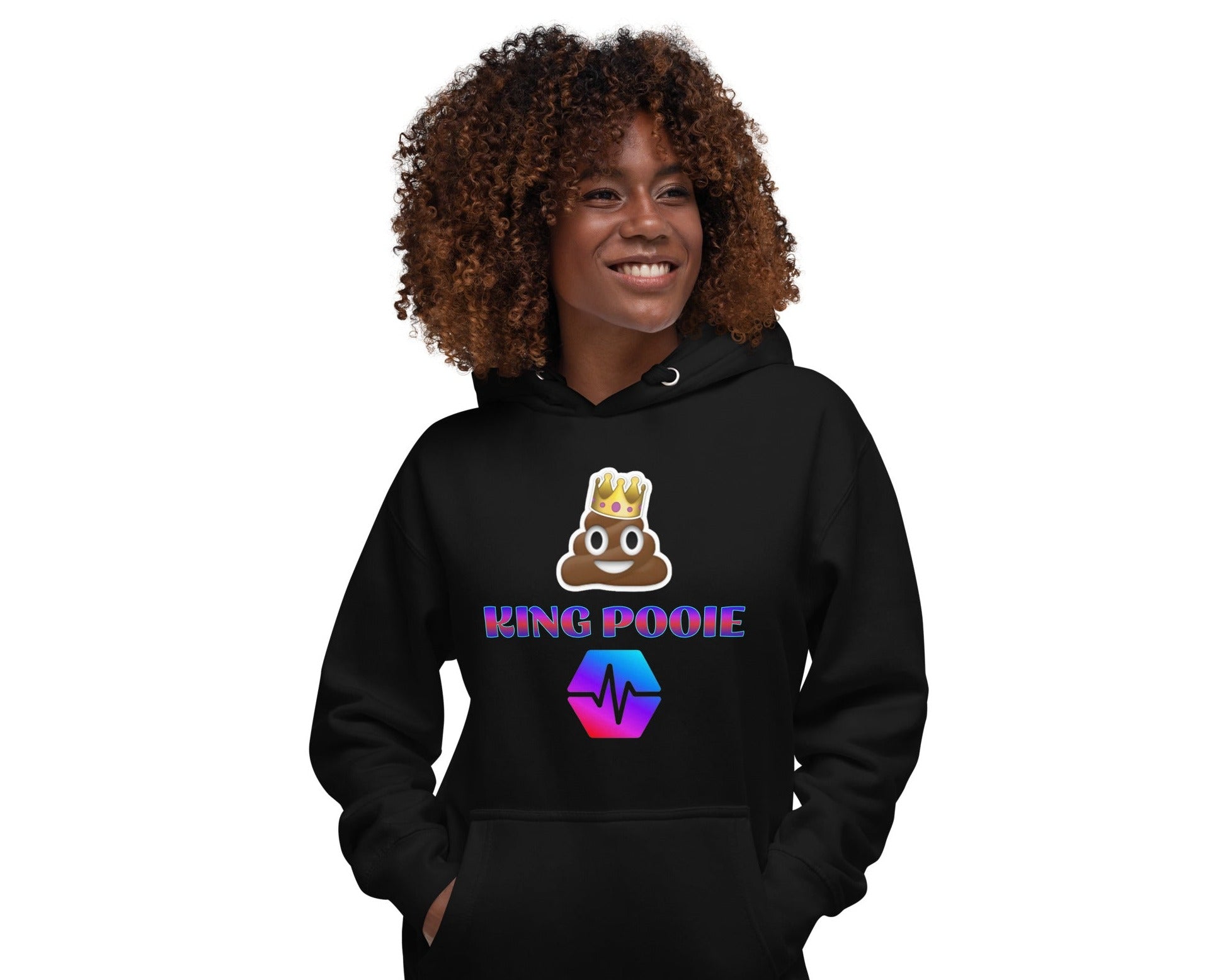 Unisex Hoodie Crypto King Pooie