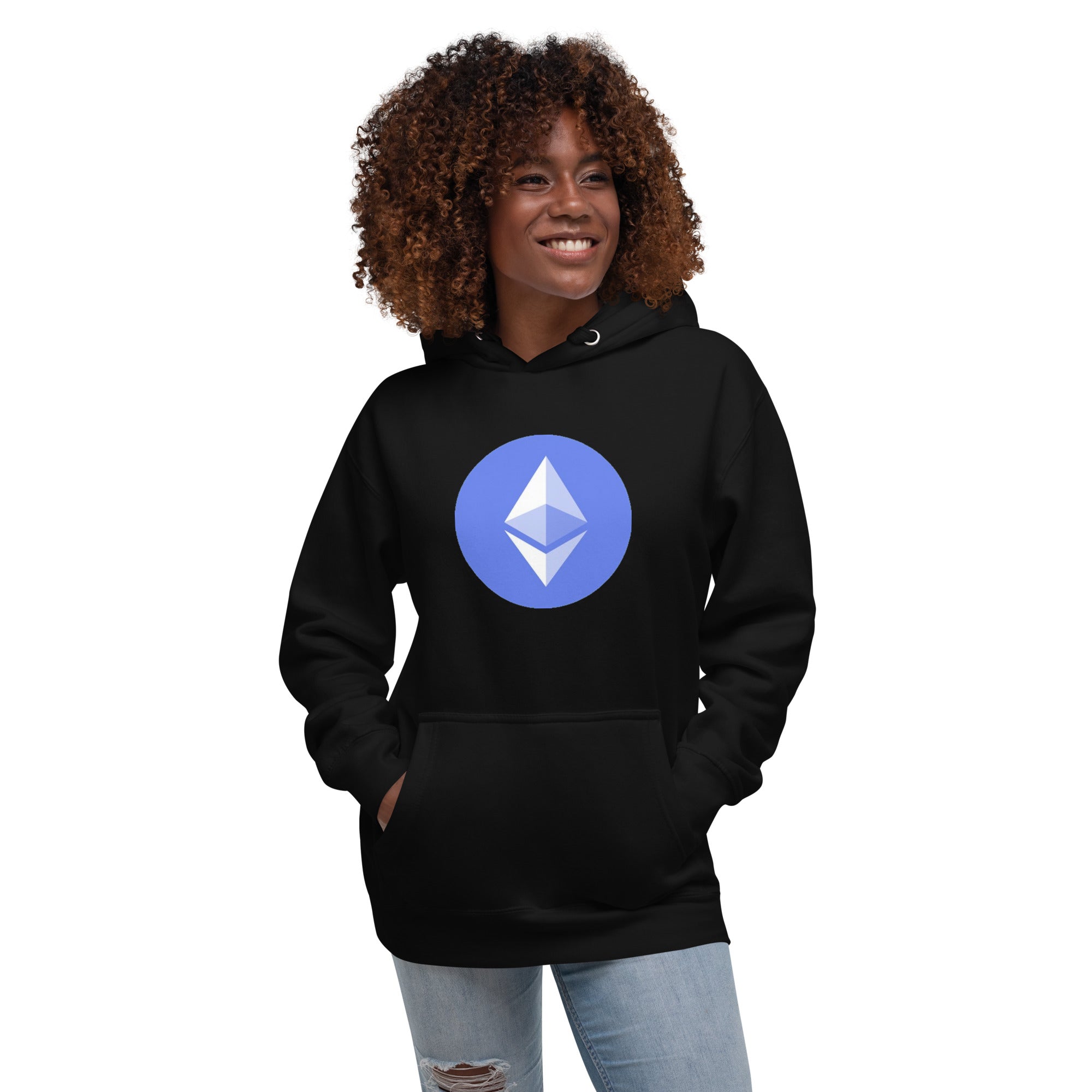 Unisex Hoodie Crypto Eth Blue