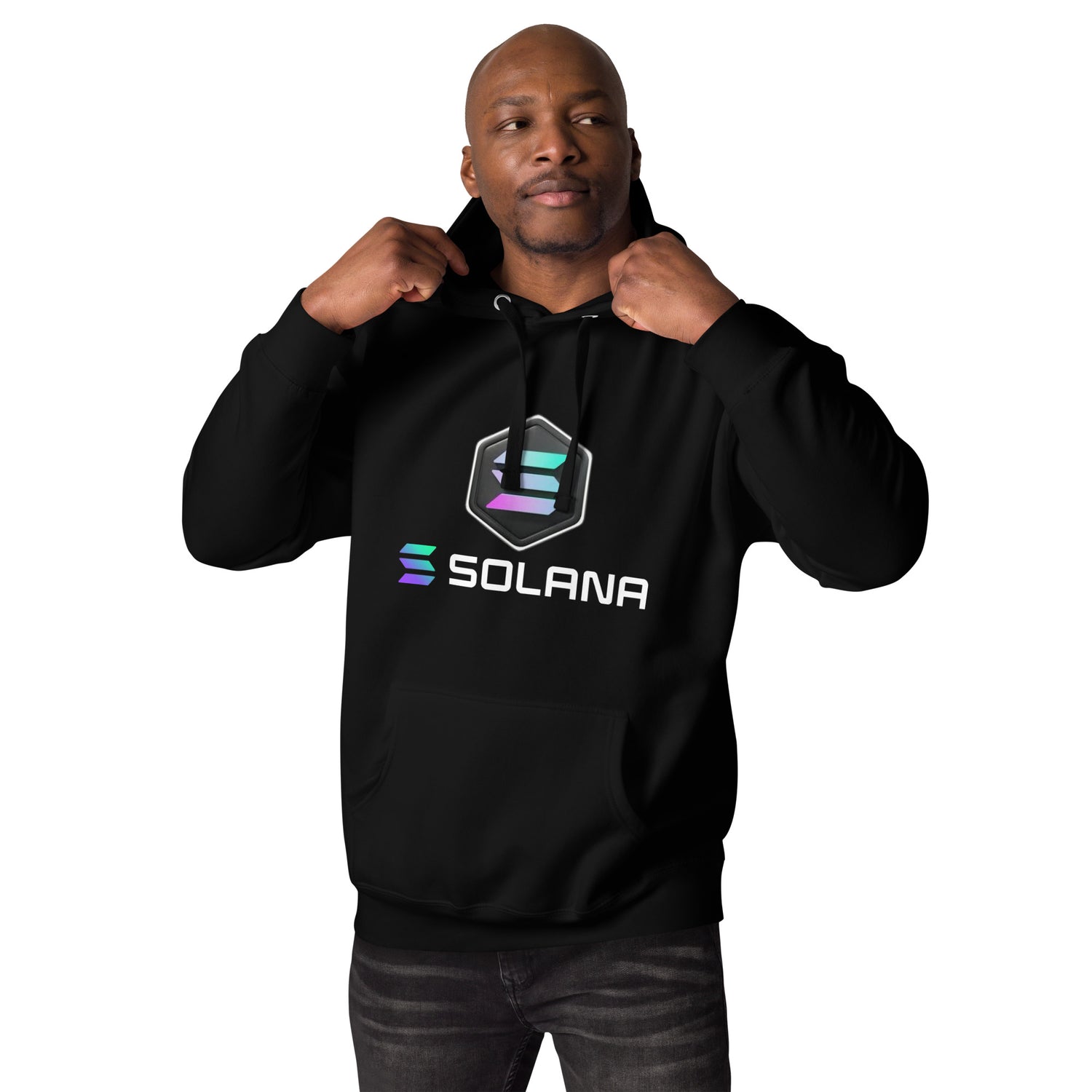 Unisex Hoodie Crypto Solana Diamond