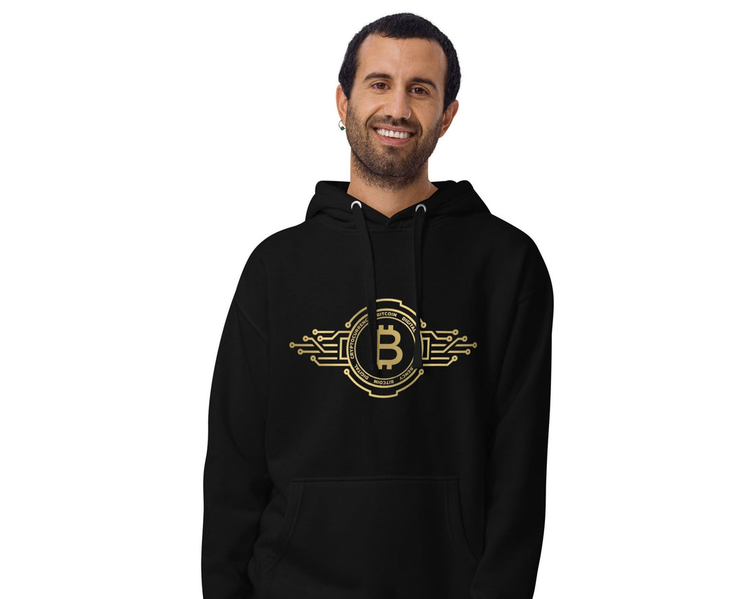 Unisex Hoodie Crypto Bitcoin Wings