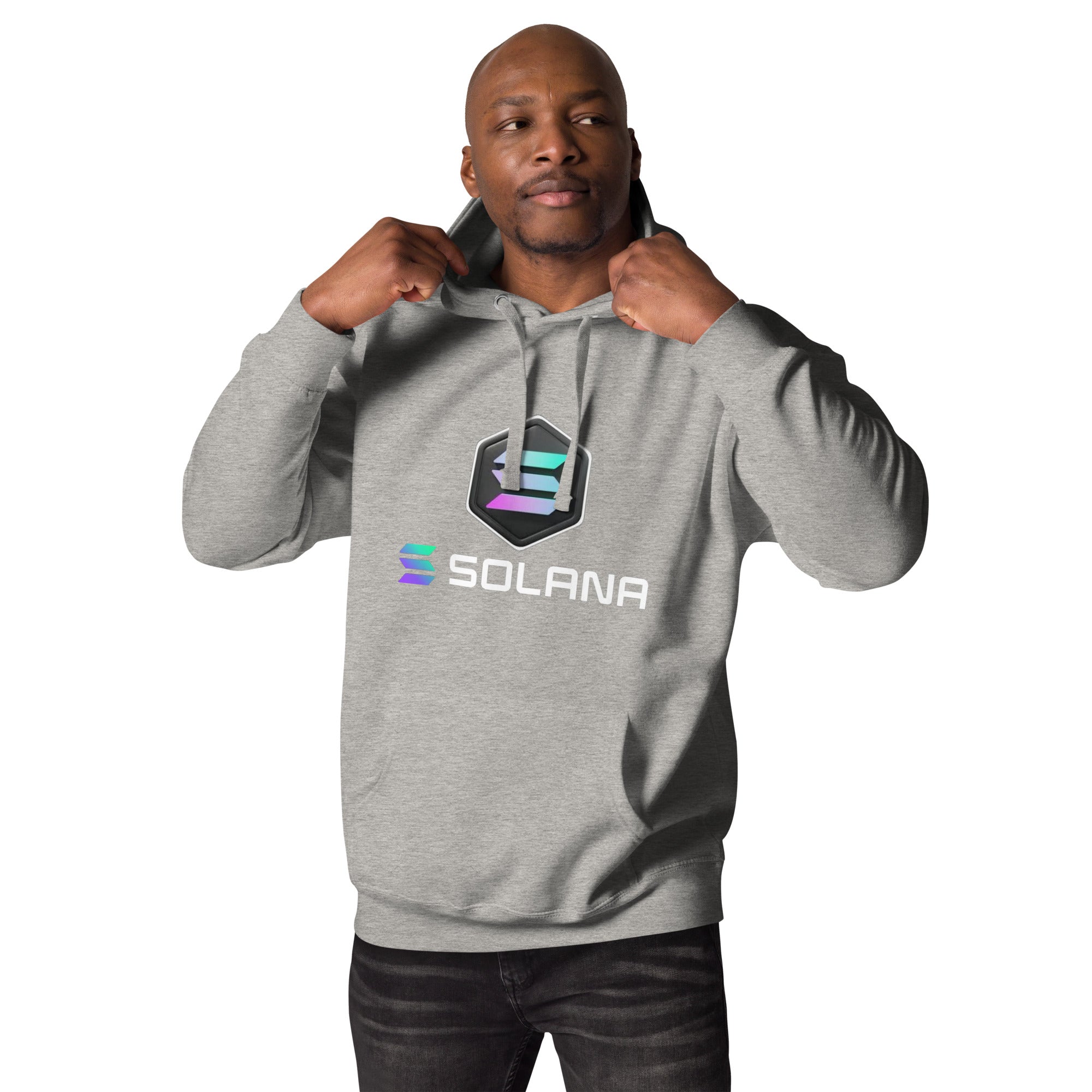 Unisex Hoodie Crypto Solana Diamond