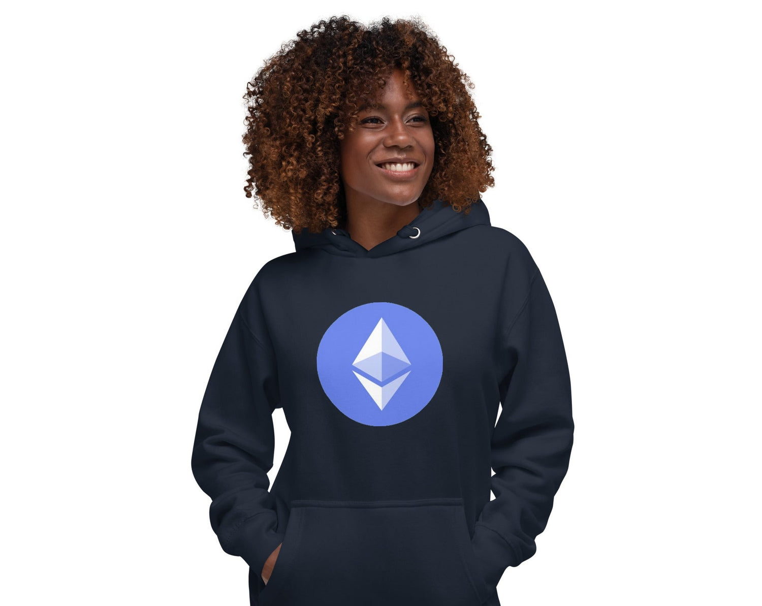 Unisex Hoodie Crypto Eth Blue