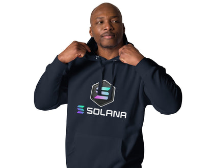 Unisex Hoodie Crypto Solana Diamond