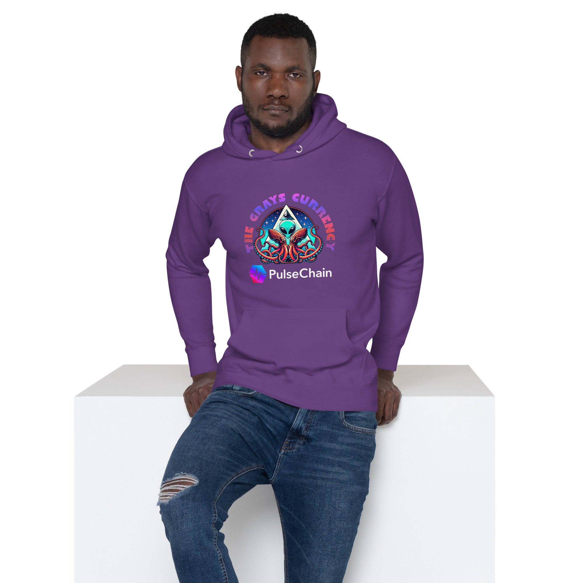 Unisex Hoodie Crypto Grays