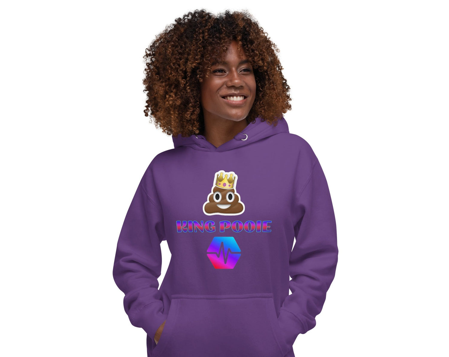 Unisex Hoodie Crypto King Pooie