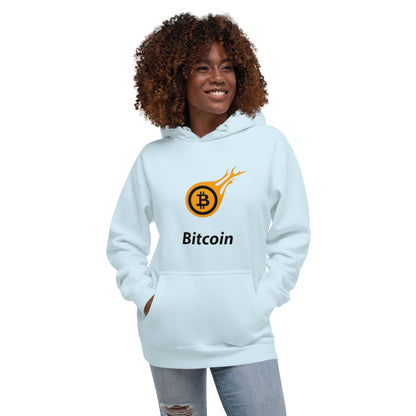 Unisex Hoodie Crypto Bitcoin Fire