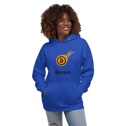 Unisex Hoodie Crypto Bitcoin Fire