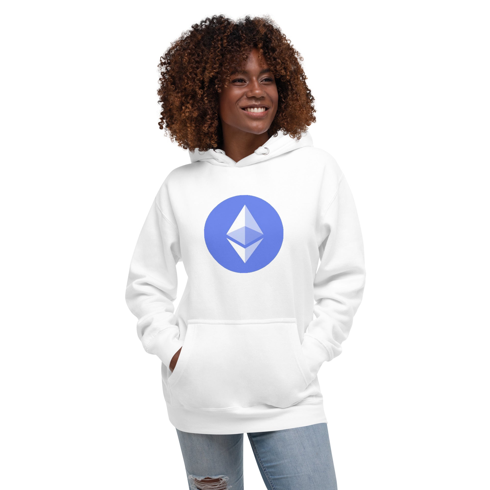 Unisex Hoodie Crypto Eth Blue